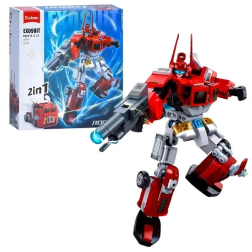 Set construcție Sluban Robot-Camion 2 în 1, 260 elemente cumpăra în Chișinau