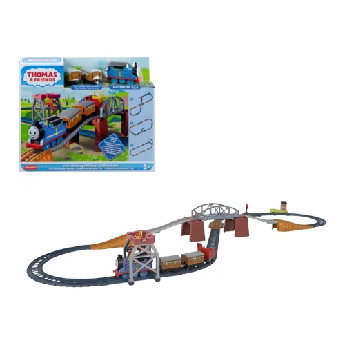 Игровой набор Fisher-Price Томас и его друзья – Грузовая доставка 3 в 1, с моторизованным паровозиком купить в Кишиневе