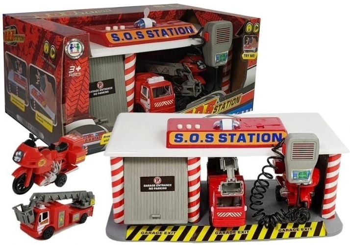 Set Garaj Pompieri Essa Toys (lumină, sunet, rație) cumpăra în Chișinau