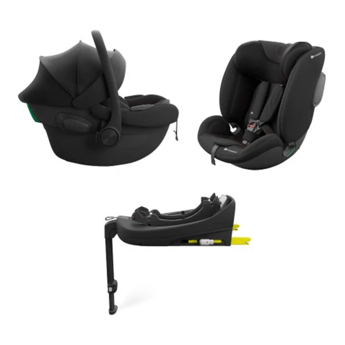 Набор автокресел 3 в 1 KinderKraft Endura Safe Modular System, 40-150 см (i-Size), чёрный купить в Кишиневе