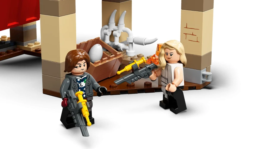Set construcție Lego Jurassic World T. rex & Atrociraptor Dinosaur Breakout, 466 elemente cumpăra în Chișinau