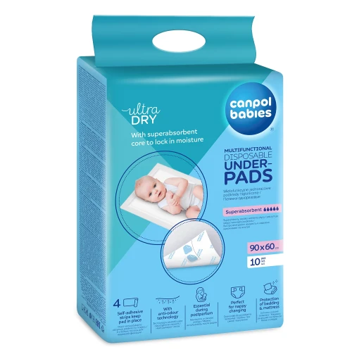 Pelinci de unică folosință Canpol babies (90x60 cm), 10 buc cumpăra în Chișinau