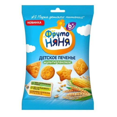 Biscuiți ФрутоНяня din cereale (6 luni+), 50 gr cumpăra în Chișinau