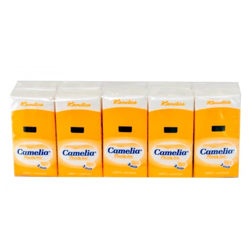 Сухие салфетки Camelia Chamomile (3 слоя), 10x10 шт. купить в Кишиневе