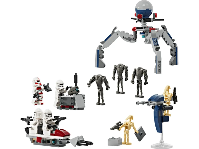 Set construcție LEGO Star Wars Clone Trooper & Battle Droid Battle Pack, 215 elemente cumpăra în Chișinau