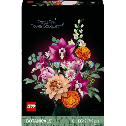Set construcție Lego Botanicals Pretty Pink Flower Bouquet, 749 elemente cumpăra în Chișinau