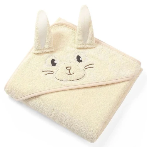 Prosop de baie BabyOno BUNNY EARS Crem, 100x100 cm cumpăra în Chișinau