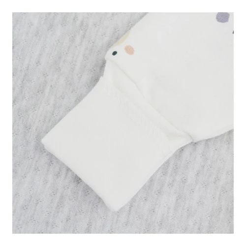 Комбинезон для малыша Minikin Happy Baby, молочный с мордочками зверушек, р.80 купить в Кишиневе
