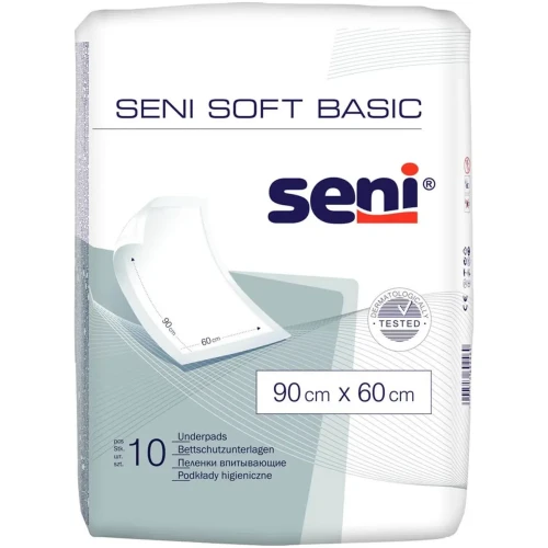 Пеленки одноразовые Seni Soft Basic (90x60 см), 10 шт. купить в Кишиневе