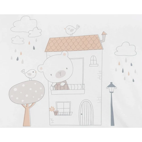 Комплект в кроватку 2 предметов Kikkaboo My Teddy Бежевый купить в Кишиневе