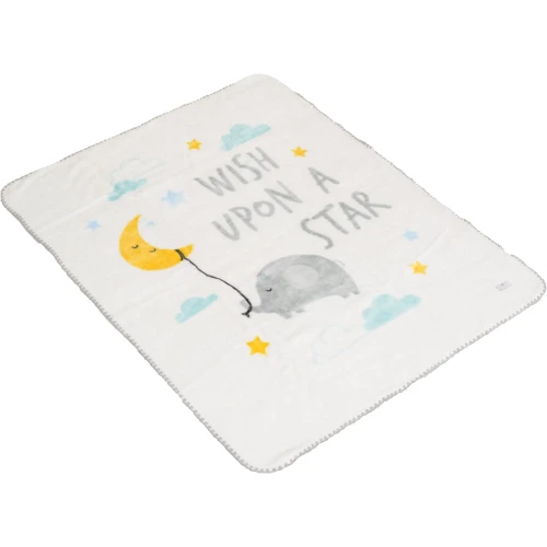 Пледик Moni Softy Wish upon a star White, 140x110 см купить в Кишиневе
