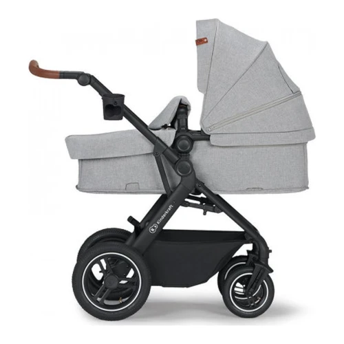 Cărucior 3 în 1 Kinderkraft B-Tour cu scaun auto MINK, Light Grey cumpăra în Chișinau
