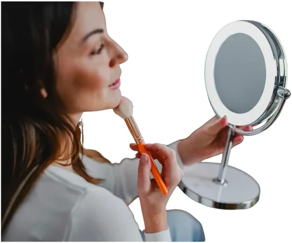Oglindă cosmetică cu iluminare LED Beautifly Looking Glass Light Silver cumpăra în Chișinau