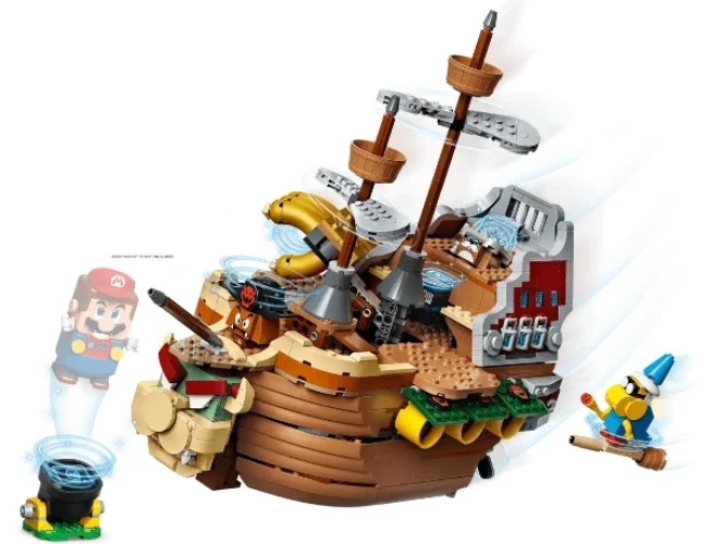 Конструкторы Lego Super Mario Bowser's Airship Expansion Set, 1152 элементов купить в Кишиневе