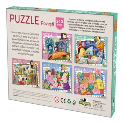 Puzzle Toys Outlet Colectia Povești - Pinocchio 2017, 240 de piese cumpăra în Chișinau