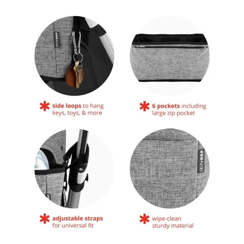 Organizator pentru cărucior Skip Hop Grab & Go Ultra Grey cumpăra în Chișinau