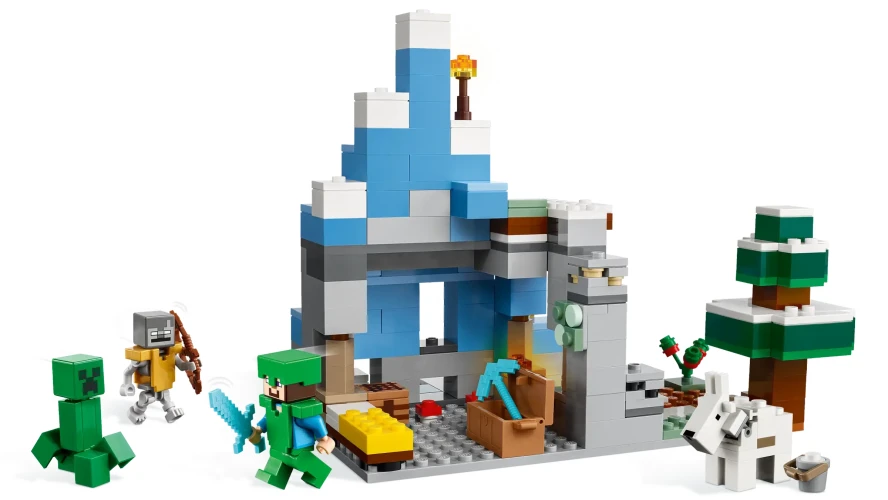 Конструкторы LEGO Minecraft The Frozen Peaks, 304 элементов купить в Кишиневе