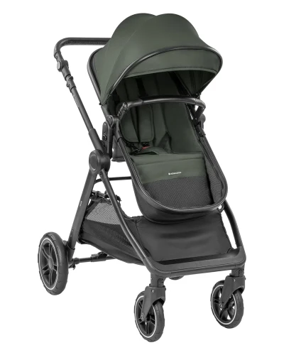 Carucior 3 in 1 KikkaBoo Ava Army Green cumpăra în Chișinau