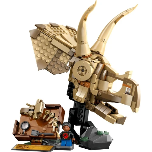 Set construcție Lego Jurassic Dinosaur Fossils: Triceratops Skull, 468 elemente cumpăra în Chișinau