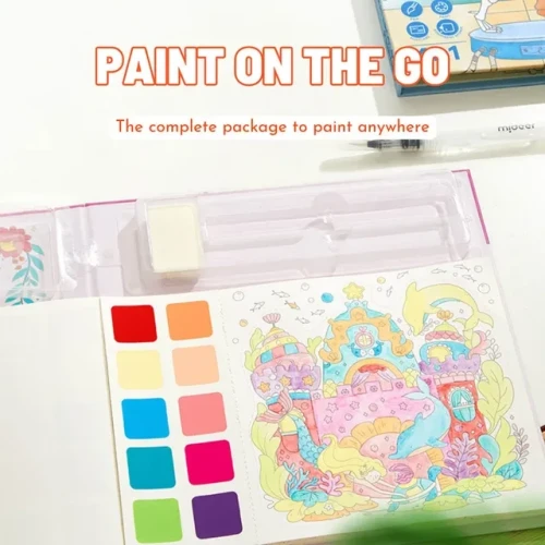 Set pentru desen Mideer Watercolour Painting Wonderland Expedition cumpăra în Chișinau
