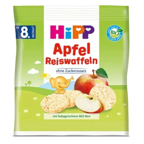 Печенье Рисовые HiPP с яблоком (8 мес+), 30 гр купить в Кишиневе