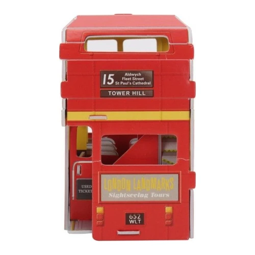 Puzzle 3D CubicFun Autobuz englezesc cu etaj (Double Decker Bus), 66 elemente cumpăra în Chișinau