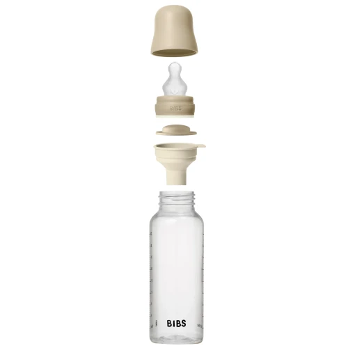 Бутылочка для кормления из полипропилена Bibs Glow Silicone Vanilla, 270 мл купить в Кишиневе