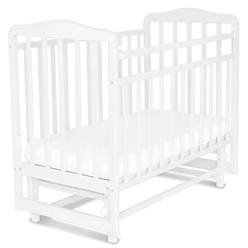 Детская кроватка SKV-Company Митенька White на маятнике купить в Кишиневе