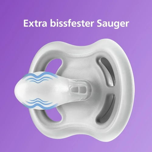 Suzeta ortodontică din silicon Philips Avent Air Night Star (18 luni+), 2 buc. cumpăra în Chișinau