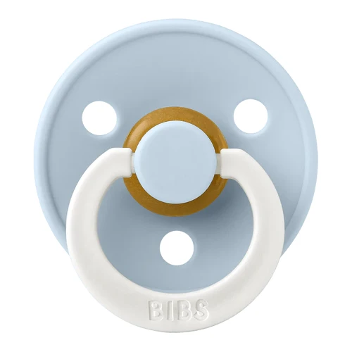 Suzetă rotundă din latex Bibs Colour Baby Blue Night, mărimea S (0-6 luni) cumpăra în Chișinau