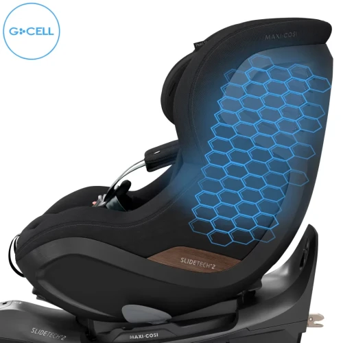 Автокресло 61-105 см (i-Size) Isofix Maxi-Cosi Pearl Slide Pro Authentic Black, поворотное 360 купить в Кишиневе