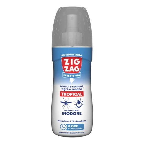 Spray protector împotriva țânțarilor și căpușelor Zig Zag Tropical, 100 ml cumpăra în Chișinau