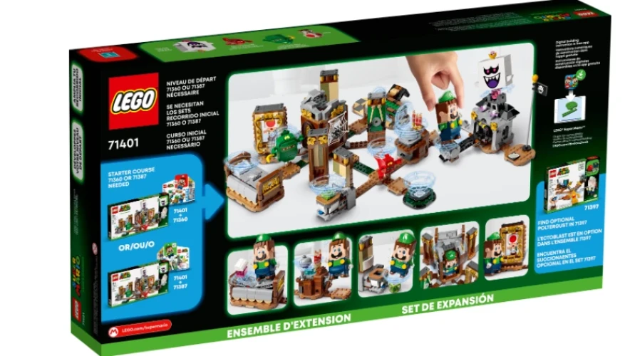 Конструкторы Lego Super Mario Luigi's Mansion Haunt-and-Seek Expansion Set, 877  элементов купить в Кишиневе