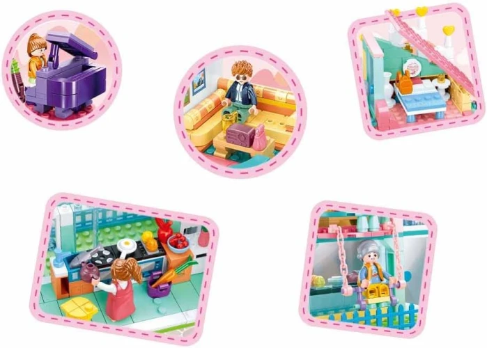 Конструктор Sluban Girl's Dream Apartment, 596 элементов купить в Кишиневе