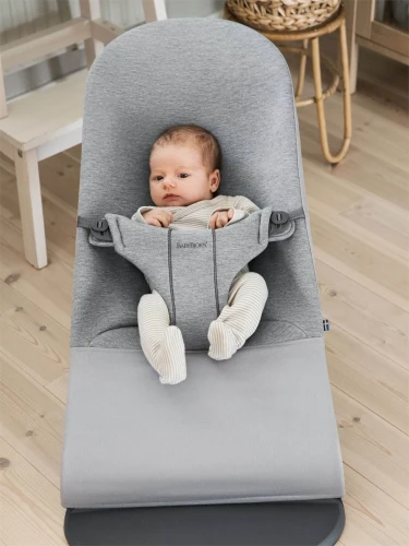 Качалка BabyBjorn Bliss Light Grey 3D Jersey купить в Кишиневе