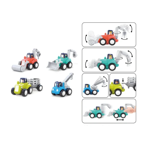Set de mășinuțe Hola Toys Construction Trucks, 4 buc. cumpăra în Chișinau