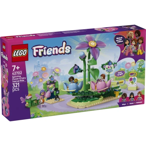 Set construcție Lego Friends Spinning Flower & Fairy Teacup Ride, 321 elemente cumpăra în Chișinau