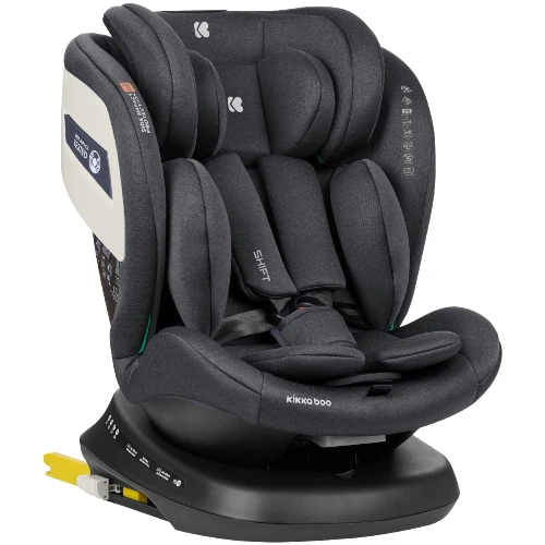 Scaun auto 0-36kg Isofix KikkaBoo Shift Dark Grey, rotativ 360 cumpăra în Chișinau