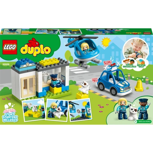 Set construcție Lego Duplo Police Station & Helicopter 10959, 40 elemente cumpăra în Chișinau