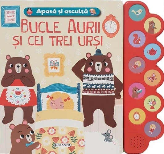 Carte Bucle Aurii și cei trei urși. Apasă și ascultă povestea cumpăra în Chișinau