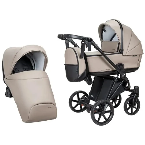 Carucior 2 in 1 Angelina Enigma Eco Leather Beige cumpăra în Chișinau