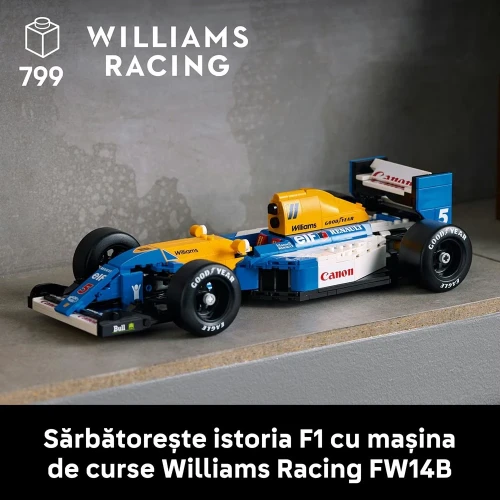 Set construcție Lego Icons Williams Racing FW14B & Nigel Mansell, 799 elemente cumpăra în Chișinau