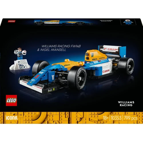 Set construcție Lego Icons Williams Racing FW14B & Nigel Mansell, 799 elemente cumpăra în Chișinau