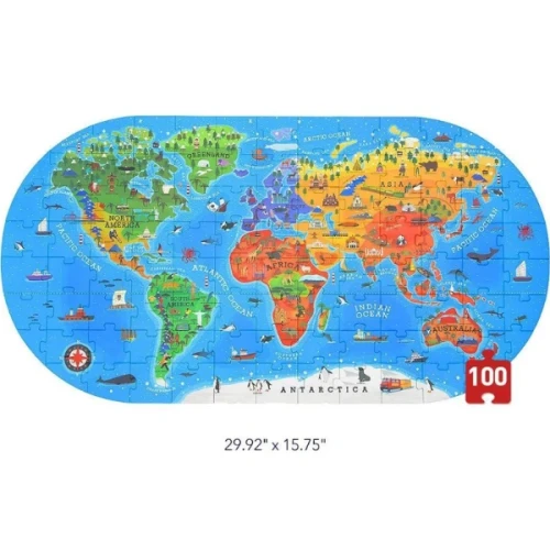 Puzzle Mideer Our World, 100 elemente cumpăra în Chișinau