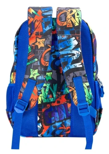 Школьный большой рюкзак с пеналом Mesco Graffiti, 44x32x16 см купить в Кишиневе