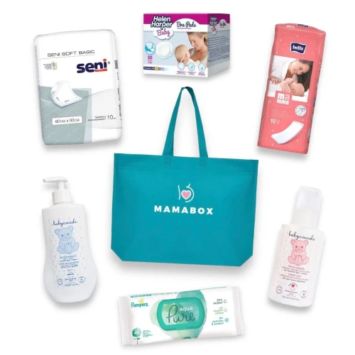Geantă pentru maternitate Mamabox Basic Bella/Coccole, 16 articole cumpăra în Chișinau