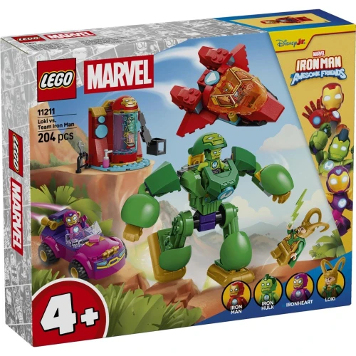 Set construcție Lego Marvel Loki vs. Team Iron Man, 204 elemente cumpăra în Chișinau