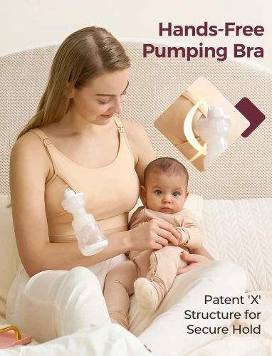 Бюстгальтер для сцеживания Momcozy hands-free Skin, размер XL купить в Кишиневе