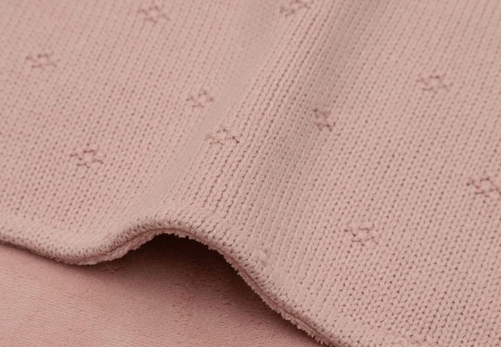 Păturică Jollein Cosy Knit Wild Rose/Velvet, 100x150 cm cumpăra în Chișinau