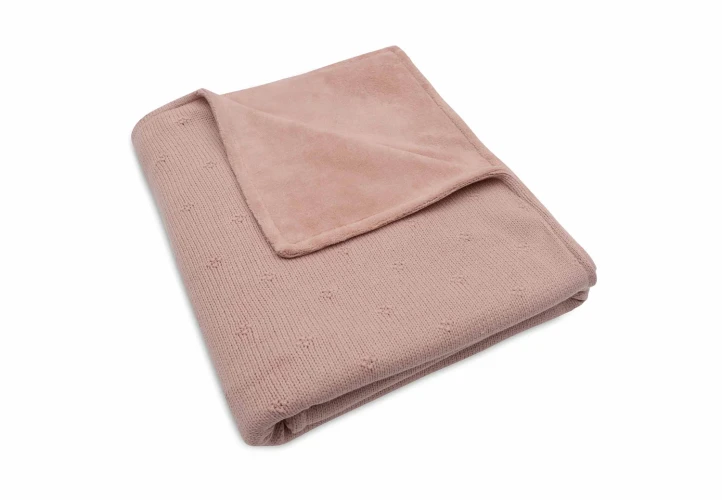 Păturică Jollein Cosy Knit Wild Rose/Velvet, 100x150 cm cumpăra în Chișinau